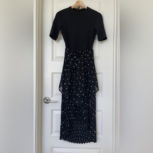 Maje Black Maxi Dress size 36